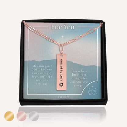 My Mantra Necklace - Guided by Love