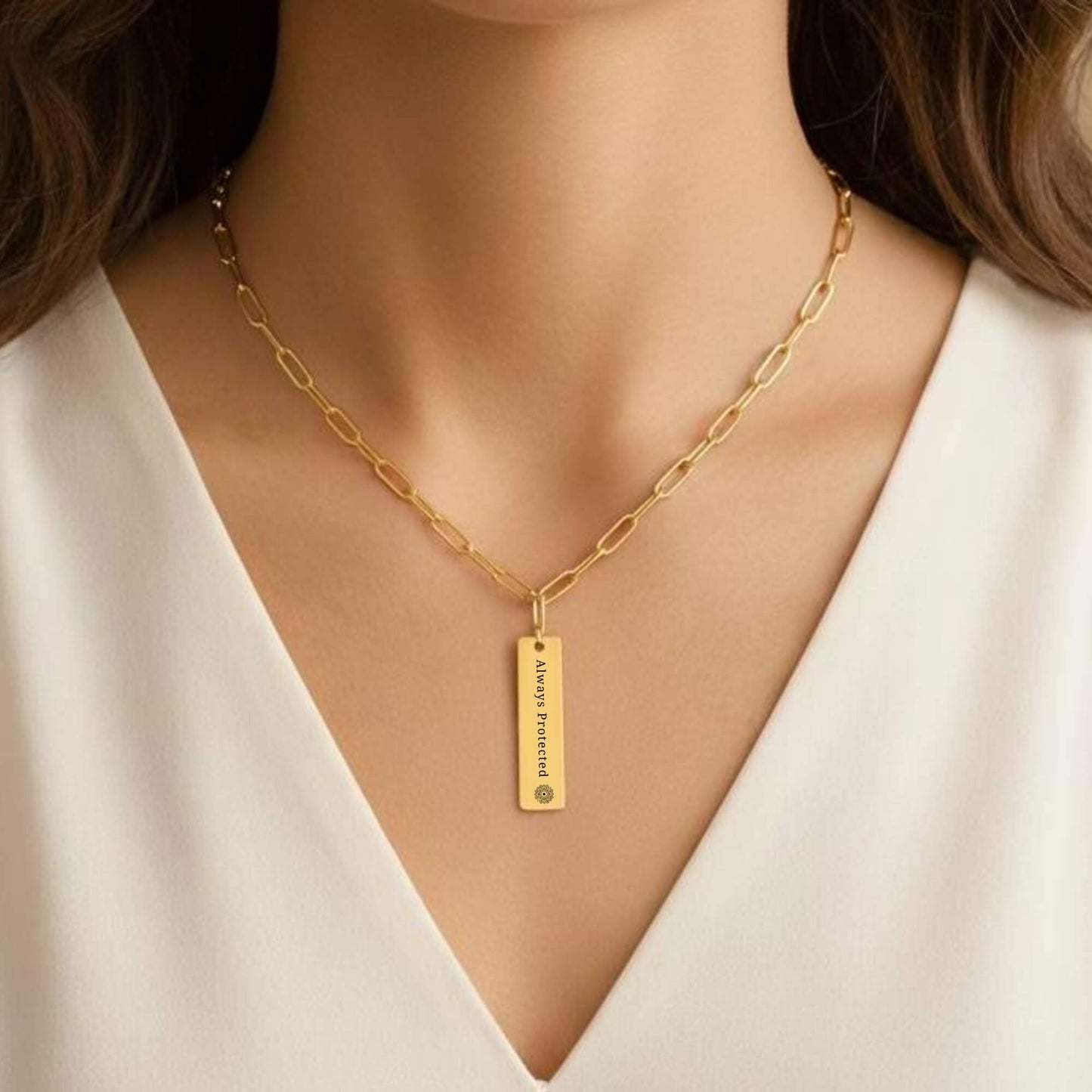 My Mantra Necklace - Always Protected