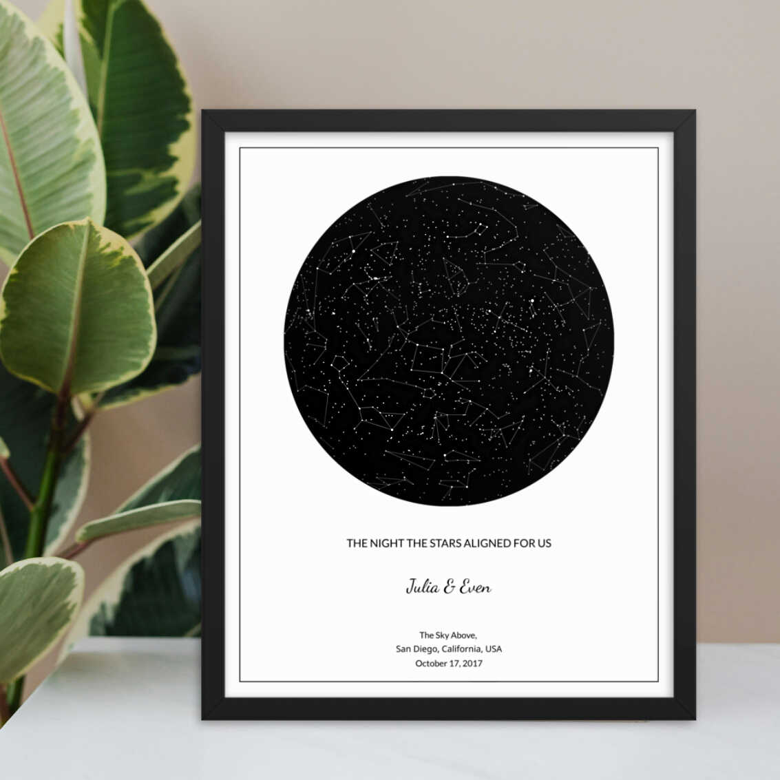 Custom Star Map Poster