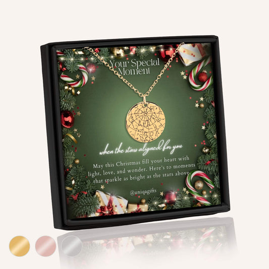 Star Map Necklace - Christmas Edition
