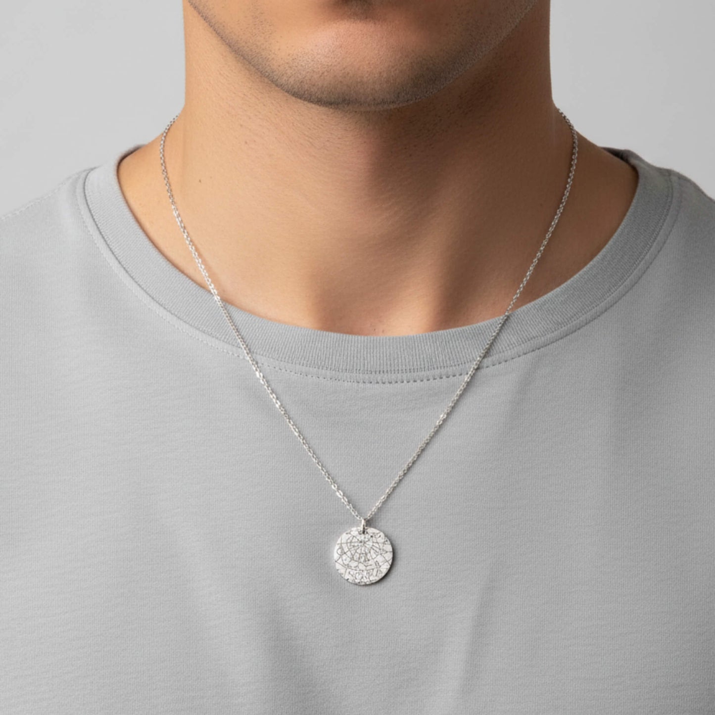 Best Dad Star Map Necklace
