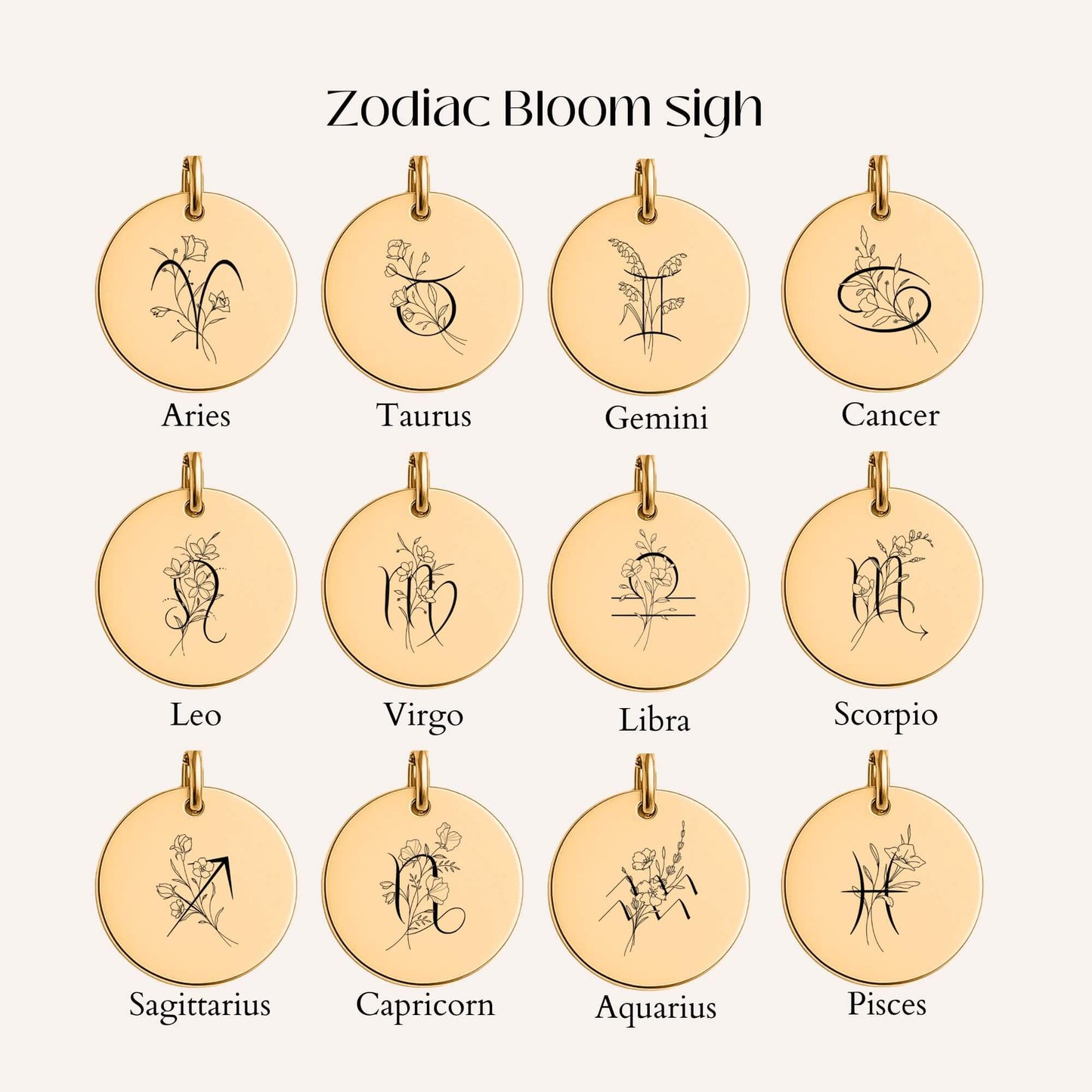 Zodiac Bloom Necklace
