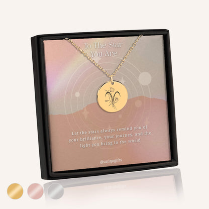 Zodiac Bloom Necklace